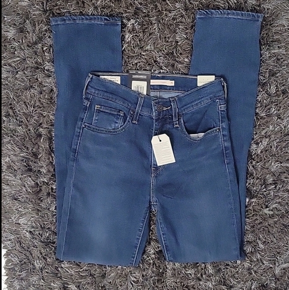 724 HIGH RISE SLIM STRAIGHT FIT WOMEN'S JEANS Size 25x30 - Picture 4 of 11